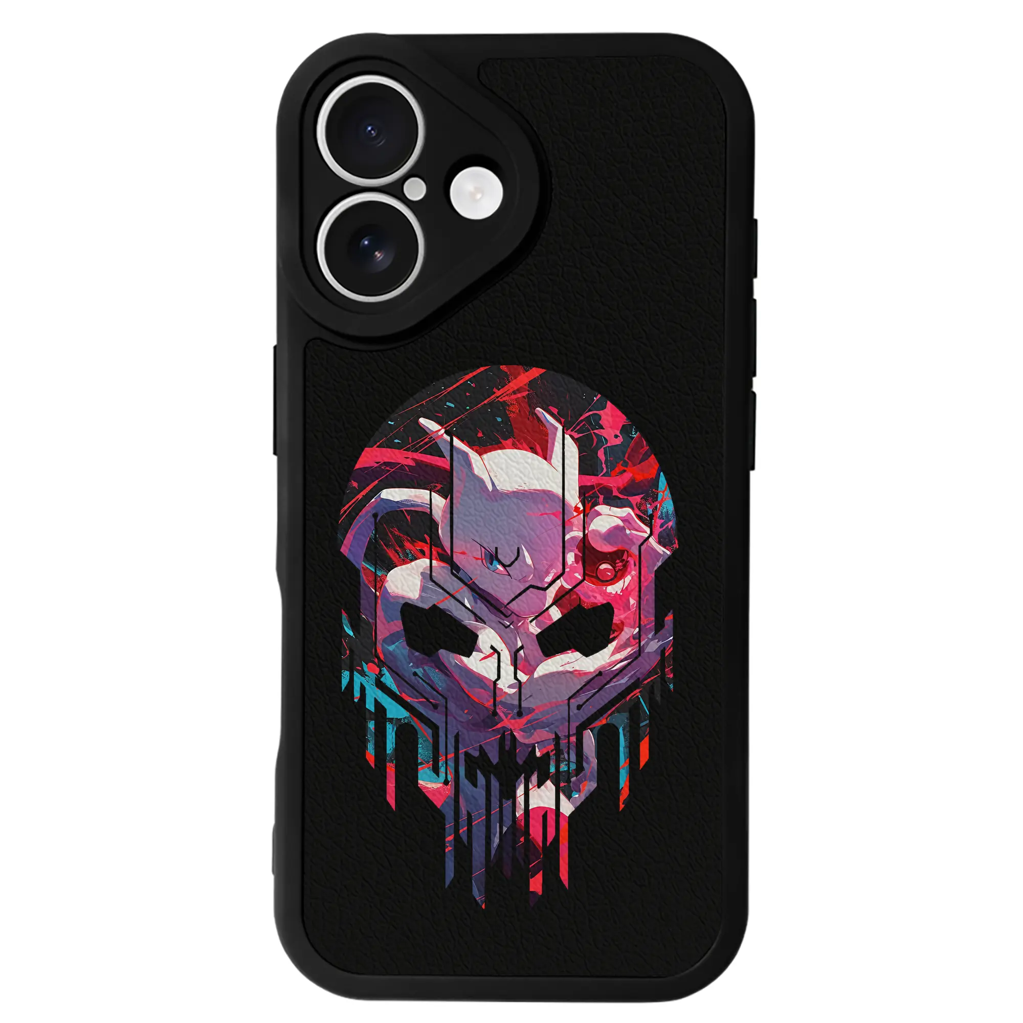 ポケモン グッズ,ミュウツー - IPhone 16シリーズ対応 ・ シリコンスマホケース ・ レザー調 ・ 高精度フィット ・ 耐衝撃 ・ ワイヤレス充電対応 ・ 精密カット